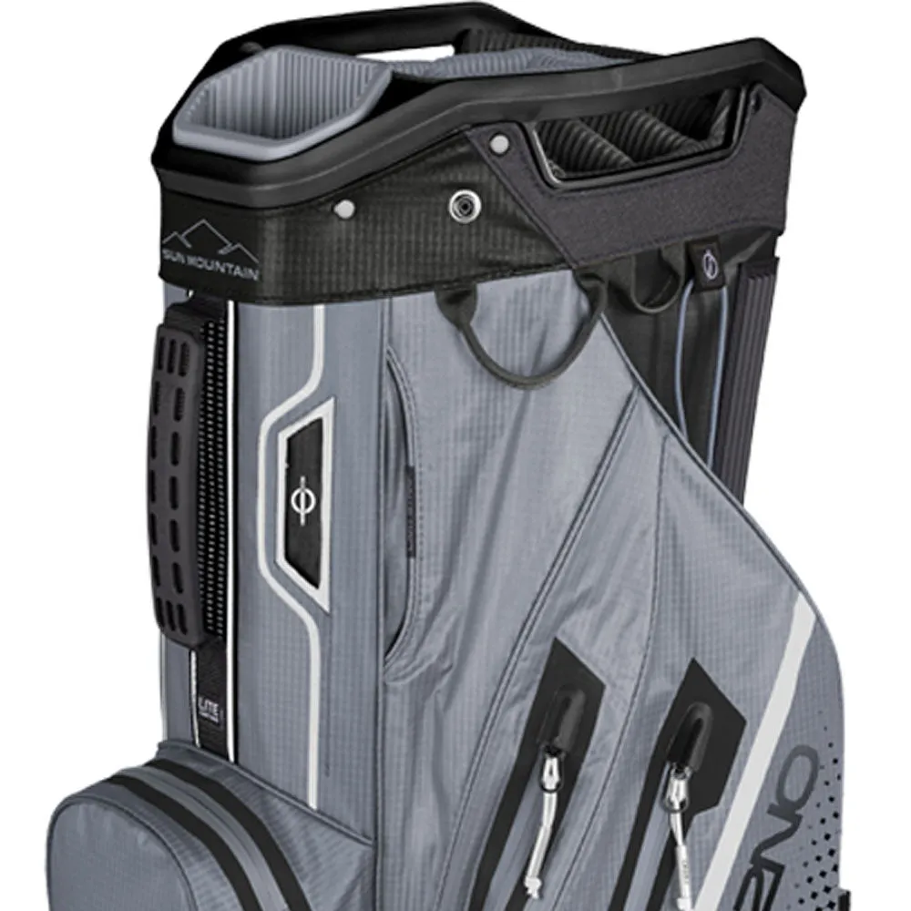 Sun Mountain H2NO Lite Waterproof Cart Bag - Black/Cadet/White