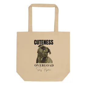 Sustainable Tote Bag, Pug Lovers