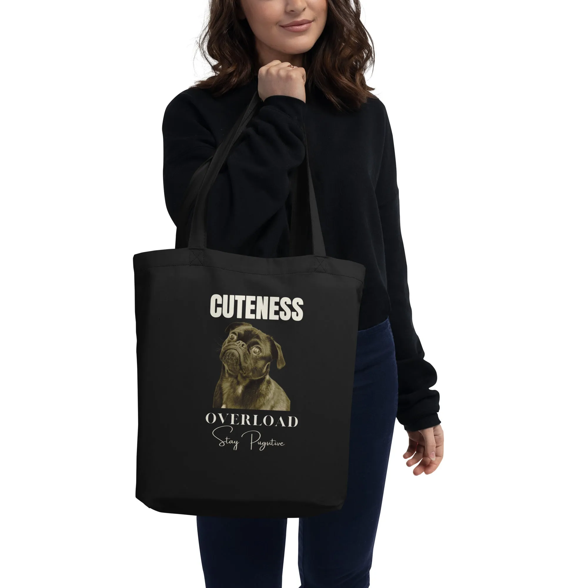 Sustainable Tote Bag, Pug Lovers