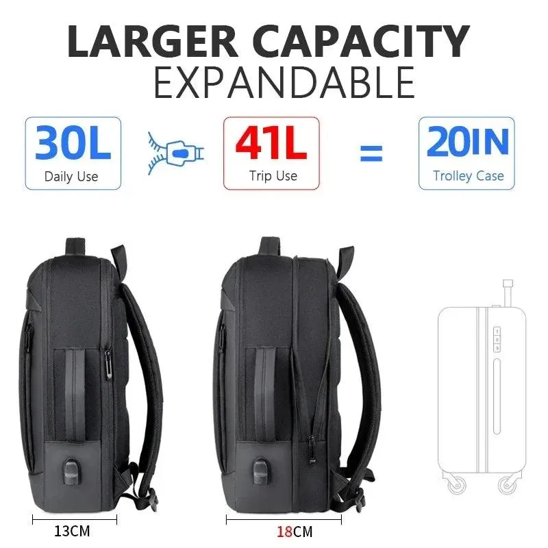 SZ99 Cool Backpack - Expandable Multifunction Business Bag