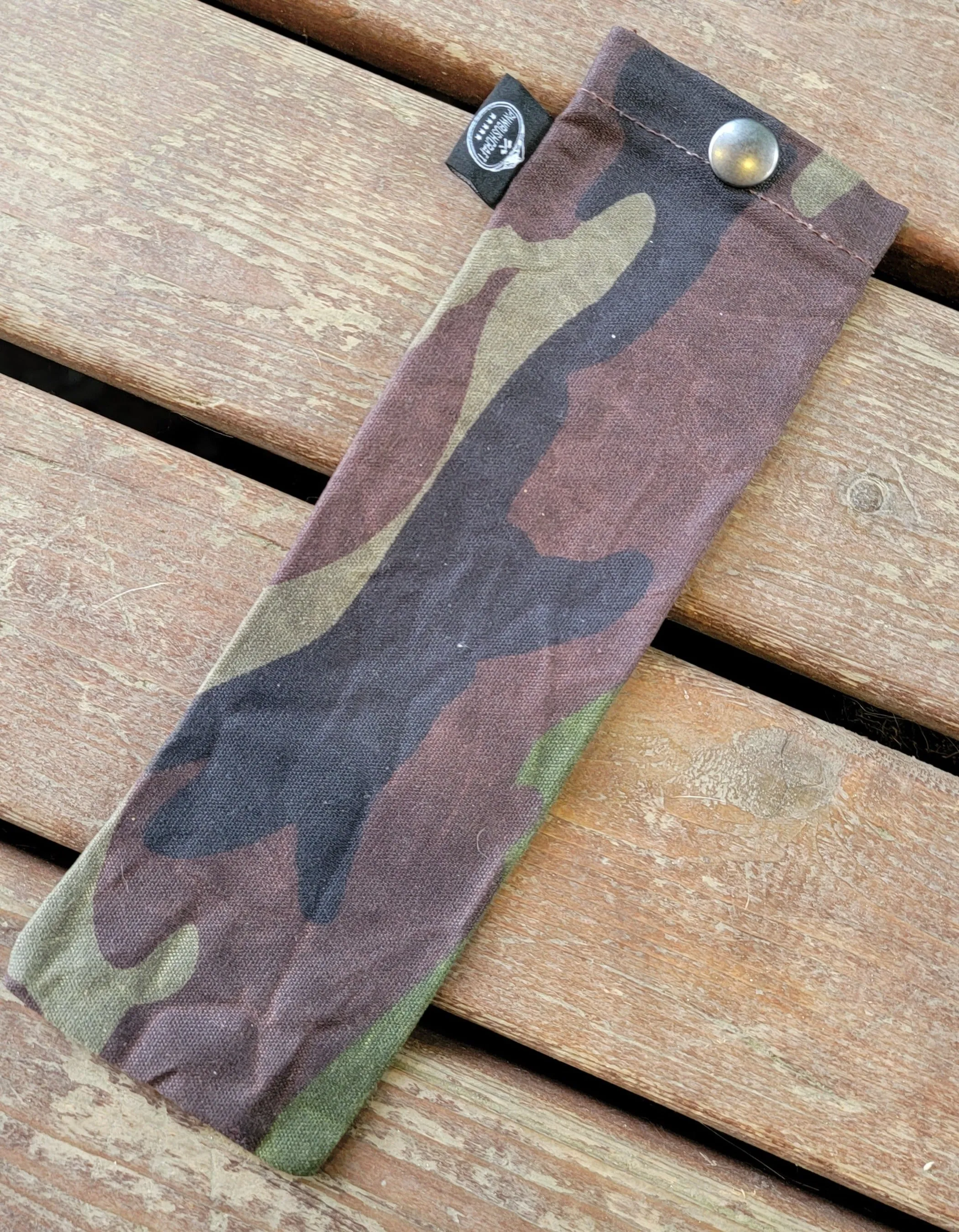 Tall Waxed Canvas Spork Bag For Your Gear