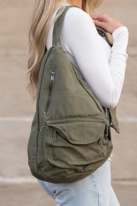 TEEK - Oversized Canvas Sling