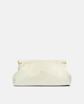 The Bar Clutch - Patent Alt-Leather Clutch - Creme