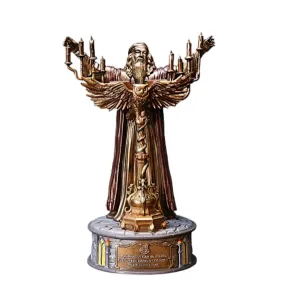 The Bradford Exchange ALBUS DUMBLEDORE Cold-Cast Bronze Sculpture: A Tribute to the Esteemed Wizard 8.25-Inches