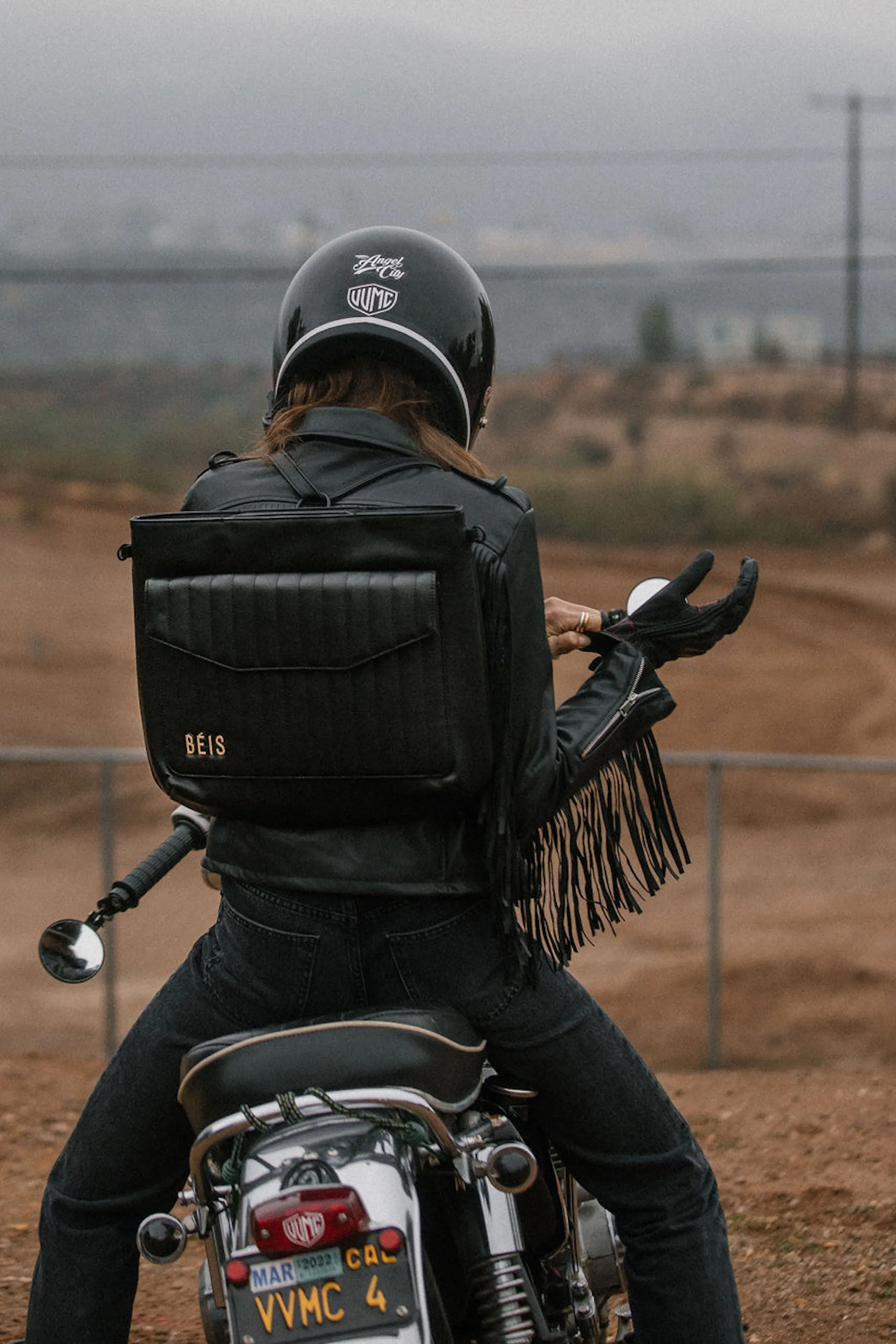 The Messenger Backpack in Black