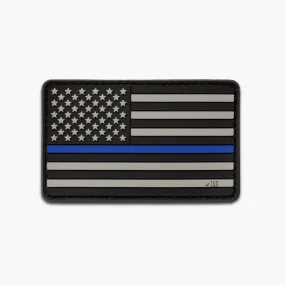 Thin Blue Line USA Flag Patch