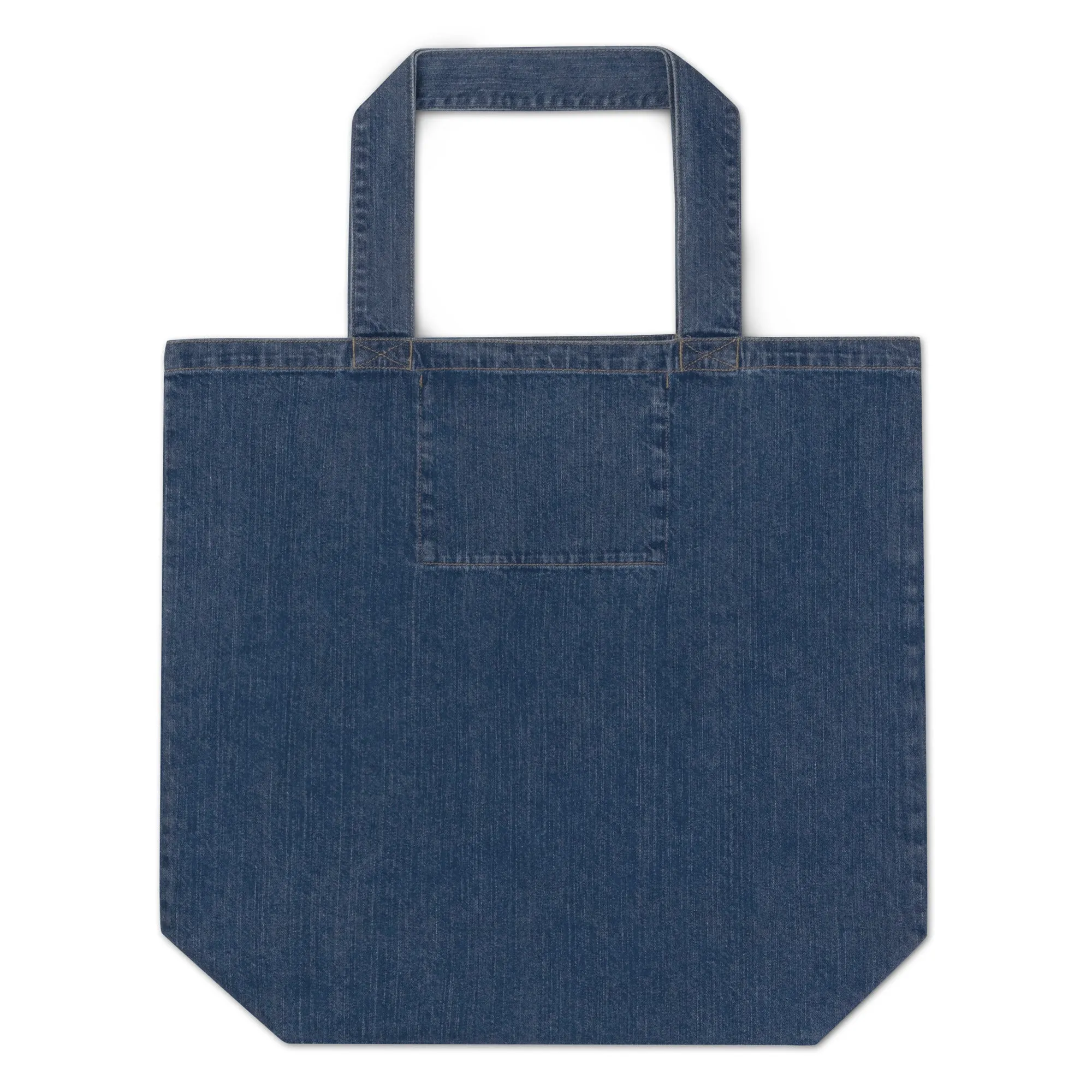 Tibetan Terrier, Organic denim tote bag