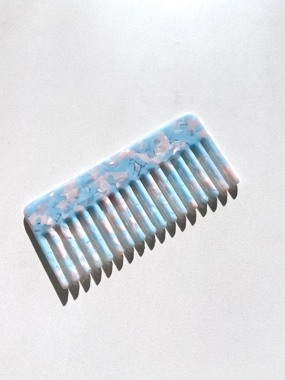 Tortoise Acetate Wide Tooth Comb | Eco-Friendly