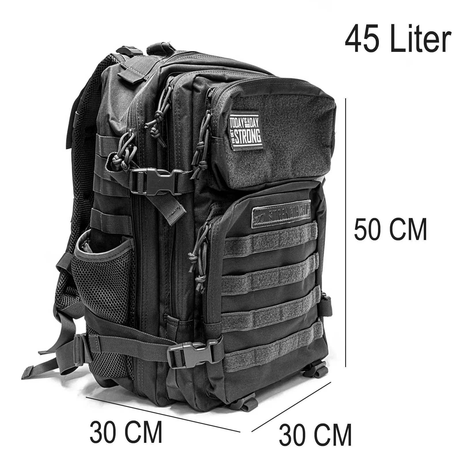 Training Backpack 2.0, Black - Add Extra Patches