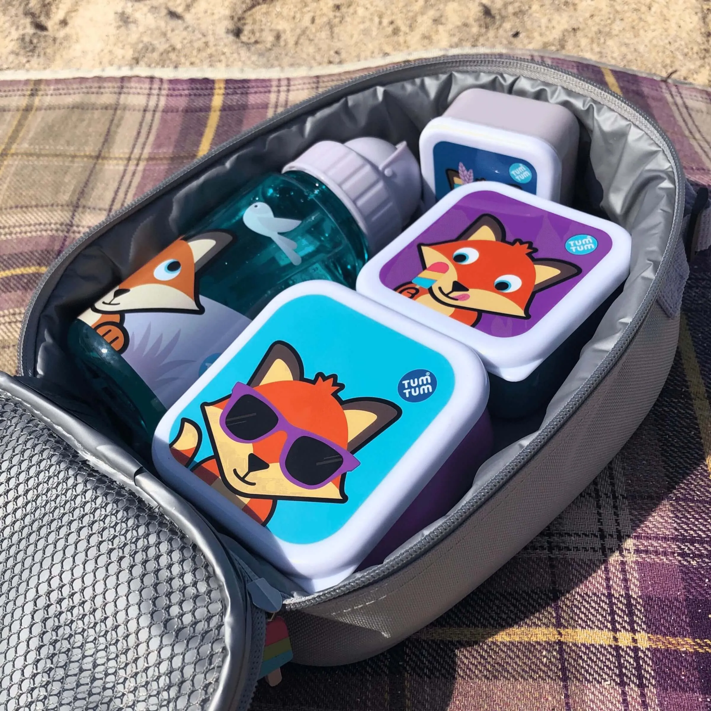 TUM TUM Insulated Children's Lunch Bag (Felicity Fox)