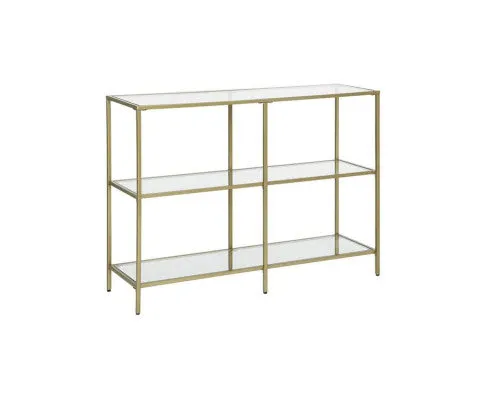 VASAGLE Sofa Console Table with 3 Shelves