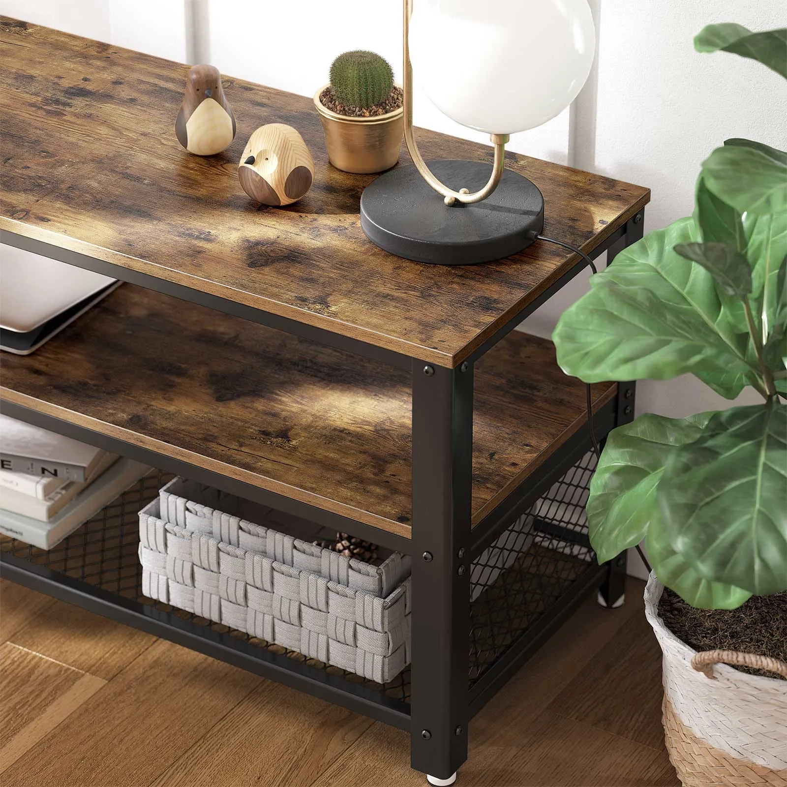 Vintage TV Cabinet with Storage Console