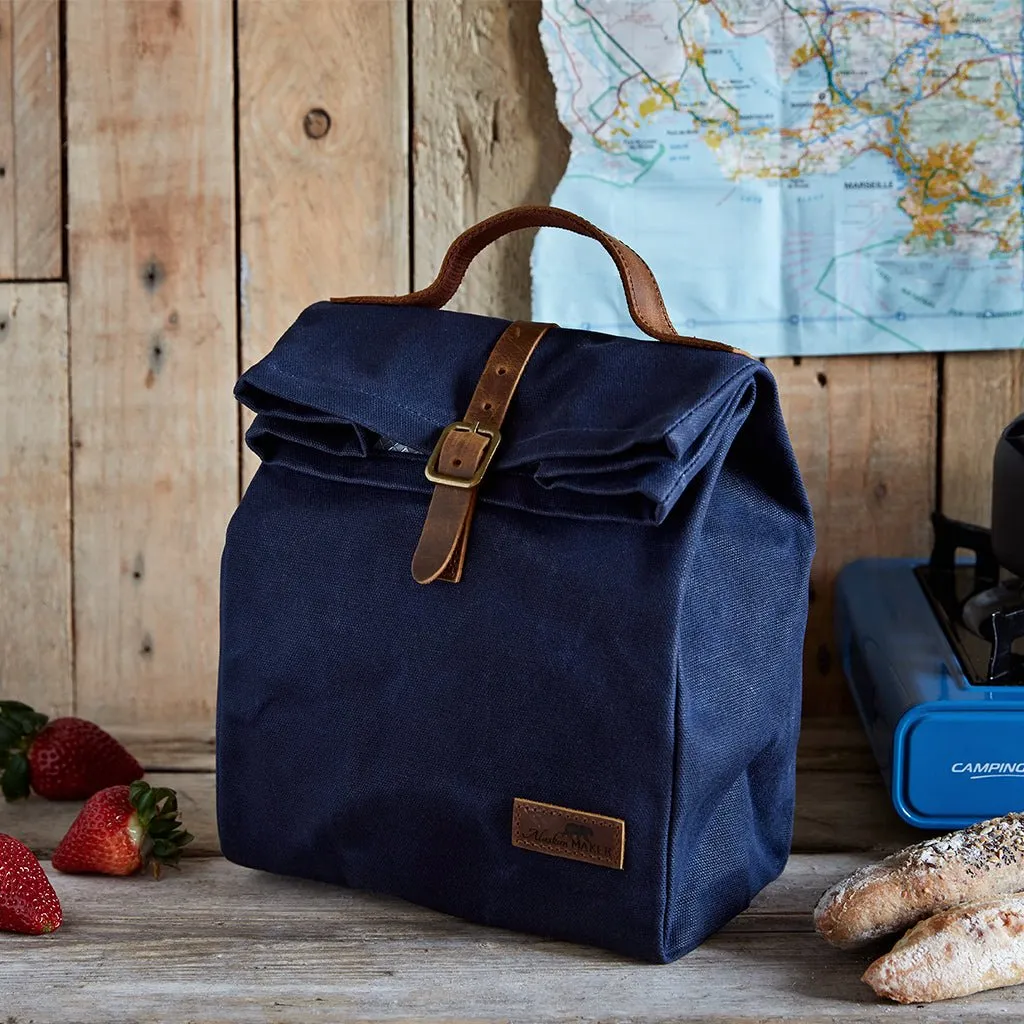 Waxed Canvas Lunch Bag