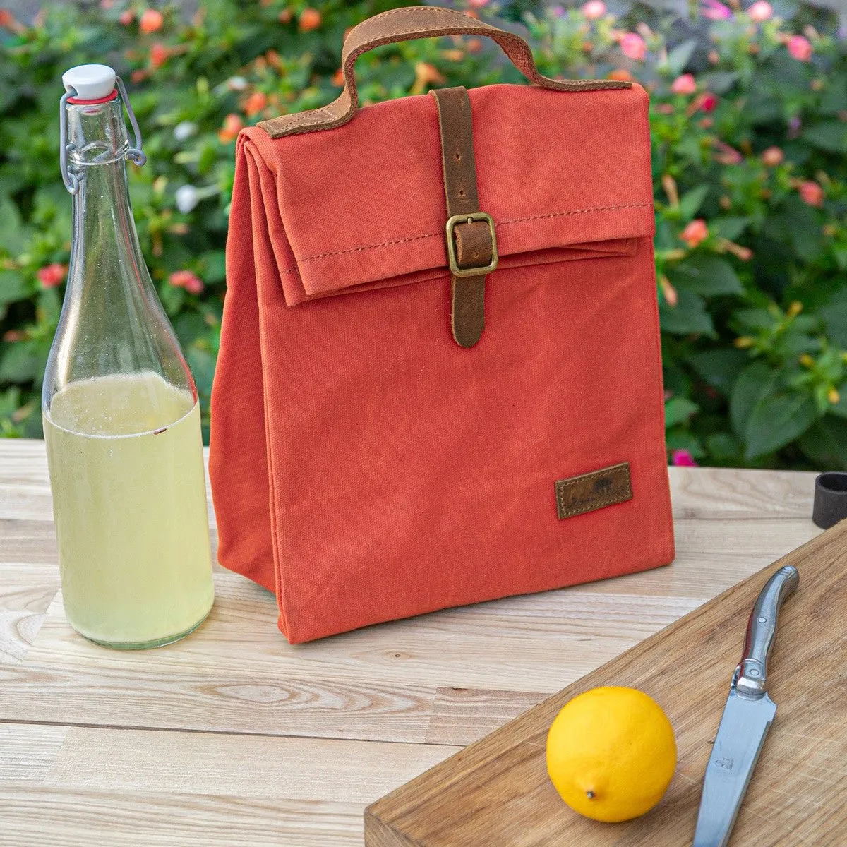 Waxed Canvas Lunch Bag