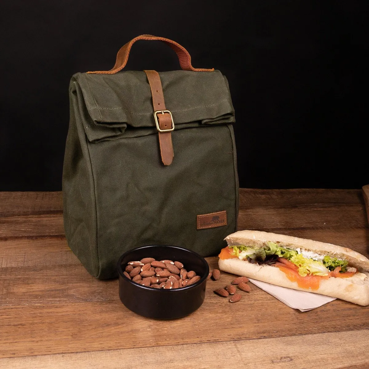 Waxed Canvas Lunch Bag