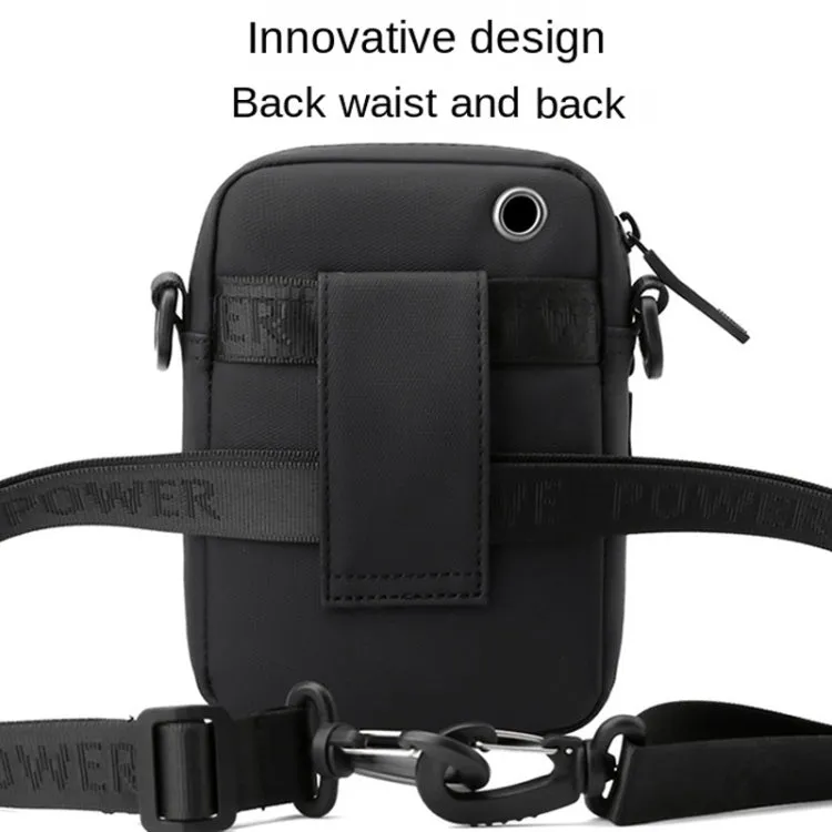 WEPOWER Shoulder Small Hanging Multi Functional Mobile Phone Bag(Black)