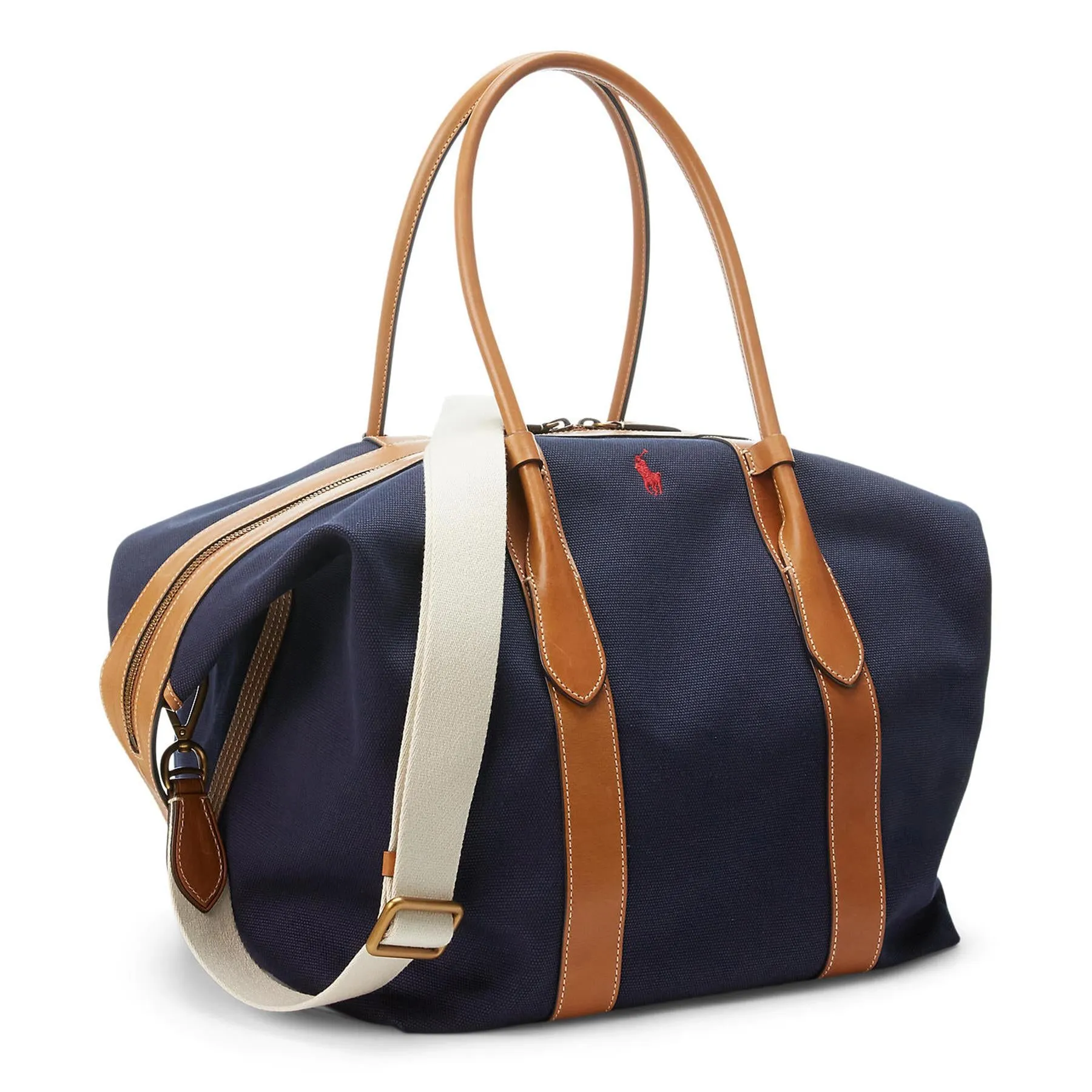 Womens XL Tote Bag Navy/Cuoio - 2024