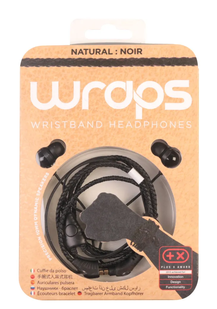 WRAPS Natural In-ear Headphones with Microphone